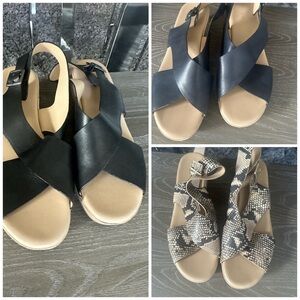 Comfortable stylish sandals ($50 each)